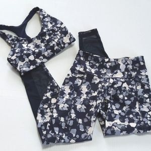 Old Navy, Active, navy blue camo set . Medium
